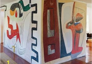 Wall Murals Long island A True original Le Corbusier Painted This Mural In