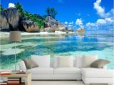 Wall Murals Nature Scenes Custom Mural Wallpaper 3d Ocean Sea Beach Background Non Woven