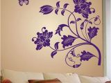 Wall Murals Online India Stickerskart Wall Stickers Wall Decals Purple Vine Flower 5710