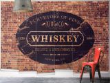 Wall Murals orange County King & Co Whiskey Wall Mural From Wallpaper Republic Size Small