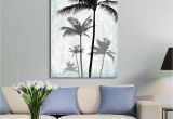 Wall Murals Palm Trees Wall26 Canvas Wall Art Tropical Palm Trees On Rustic Background Giclee Print Gallery Wrap Modern Home Decor Ready to Hang 24×36 Inches