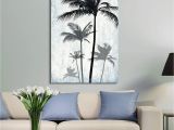 Wall Murals Palm Trees Wall26 Canvas Wall Art Tropical Palm Trees On Rustic Background Giclee Print Gallery Wrap Modern Home Decor Ready to Hang 24×36 Inches