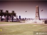 Wall Murals Perth Perth War Monument Australia Cross Processed Filtered Colors Wall