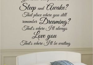 Wall Murals Quotes and Stickers Sleep and Awake" Peter Pan Quote Wall Sticker Art