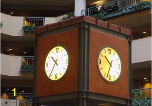 Wall Murals Raleigh Nc the Clock In the Lobby Picture Of Embassy Suites by