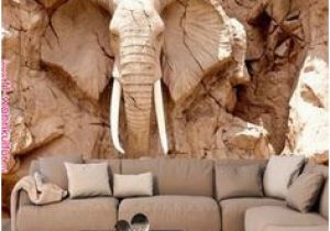 Wall Murals south Africa Custom 3d Elephant Wall Mural Personalized Giant Wallpaper