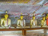 Wall Murals Sri Lanka Dambulla Sri Lanka November 27 2016 the Stone Statues Of