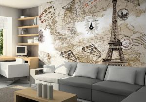 Wall Murals Sydney Tv Hintergrund Wand Mural 3d Tapete Mode Paris Turm 3d Wallpaper Für