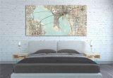 Wall Murals Tampa Fl Tampa Fl Canvas Print Florida Tampa Fl Vintage Map Tampa