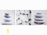 Wall Murals Uk Argos Buy Beach Pebbles Canvas Set Of 3 at Argos Your