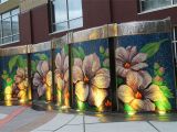 Wall Murals Wichita Ks Block E Pocket Park Water Wall Wichita Kansas