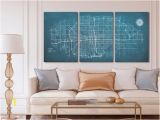 Wall Murals Wichita Ks Wichita Panoramic Map Stretched Canvas Wall Art Chalkboard