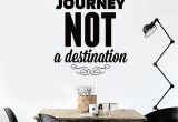 Wall Murals with Words Wall Sticker Quotes Words Happiness is A Journey Not A