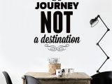 Wall Murals with Words Wall Sticker Quotes Words Happiness is A Journey Not A