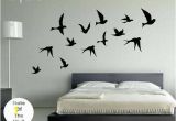 Wall Of Birds Mural Flying Birds Wall Decal Vinyl Sticker Art Decor Bedroom