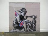 Wall Painting Mural Crossword Banksy S No Ball Games Mural Removed From London Wall