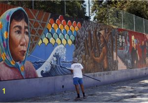 Wall Painting Mural Crossword L A S Judith Baca Wins $50 000 Award Breaking Ground for