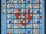 Wall Painting Mural Crossword Love 16" X 16"