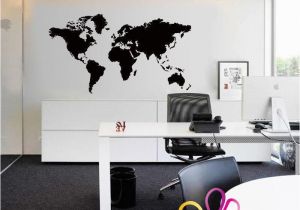 Wall Size World Map Mural â¤odâ¤diy Removable World Map Vinyl Wall Sticker Decal Mural Art Fice Home