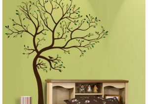 Wall Stickers and Murals Details About Large Tree Brown Green Wall Decal Art Sticker
