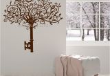 Wall Stickers and Murals New Design Vinyl Wall Decal Abstract Tree Key Home Decor