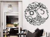 Wall Stickers Mural Removable Celtic Vinyl Wall Decal Tree Of Life Sun Moon Home Room
