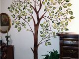 Wall Tree Mural Stencils Leafy Tree Stencil Walltowallstencils