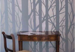 Wall Tree Mural Stencils New Bare Trees Stencil Murals Pinterest