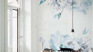 Wallpaper and Wall Murals Blue Vintage Spring Floral Wallpaper Watercolor Wallpaper