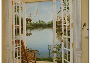 Wallpaper Murals for Doors Celebration Florida Trompe L Oeil Mural by Art Effects