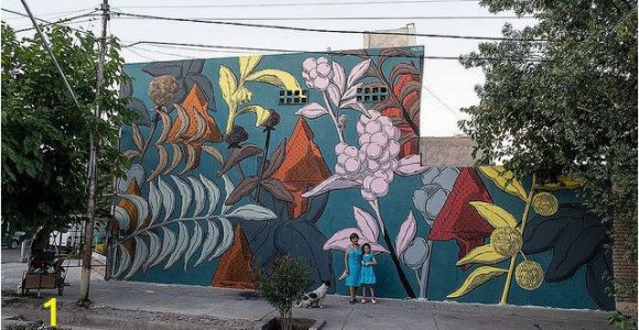 Walls Of Wonder Murals Pastel S Botanical Murals Beautify Overlooked areas In