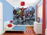 Walltastic Avengers assemble Wall Mural Walltastic Avengers Roomset Shown In Same or Different