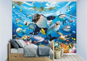 Walltastic Sea Adventure Wall Mural Fototapeta Dla Dzieci 3d Sea Adventure 244x305cm Tapeta Walltastic