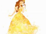 Walt Disney Wall Murals Belle Print Princess Belle Print Watercolor Disney Wall Art Belle