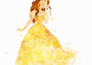 Walt Disney Wall Murals Belle Print Princess Belle Print Watercolor Disney Wall Art Belle