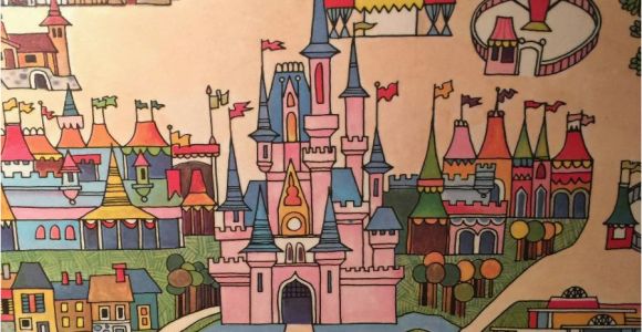 Walt Disney World Wall Murals Rare original 1971 Walt Disney World Map Wall Art From Polynesian Hotel