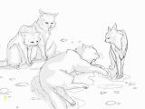 Warrior Cats Clan Coloring Pages Bluestars Line Art Warrior Coloring Pages