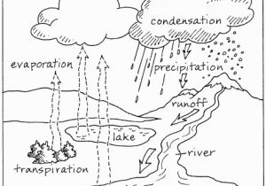 Water Cycle Coloring Page the Hydrologic Cycle Sped Class Pinterest