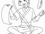 Water Play Coloring Pages Avatar the Last Airbender Katara Was Practicing Water