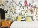 Watercolor Floral Wall Mural F Watercolor Floral Wallpaper Fresh Spring