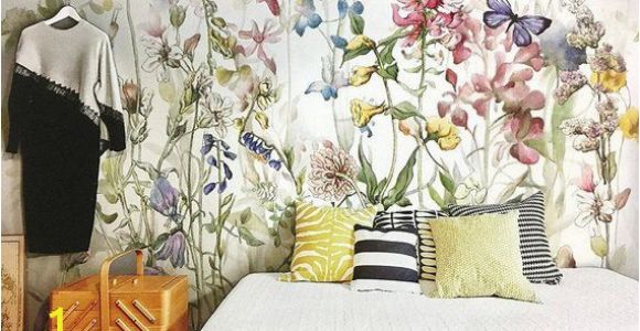 Watercolor Floral Wall Mural F Watercolor Floral Wallpaper Fresh Spring