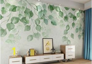 Watercolor Floral Wall Mural Watercolor Pink Flowers Wallpaper Wall Mural Hanging Branch