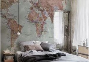Watercolor Wall Mural Diy Classic World Map Mural