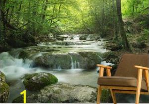 Waterfall Wall Murals Cheap Enchanting forest Waterfall In 2019 Home