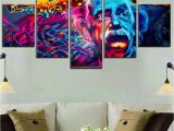 Weatherproof Garden Wall Murals Albert Einstein Scientist Graffiti Wall Art Painting Canvas Print