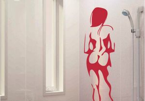 Weatherproof Garden Wall Murals Naked Women Portrait Waterproof Wall Decals Vinyl Wall Sticker