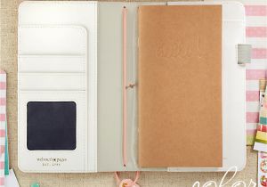 Webster Pages Color Crush Travelers Notebook Webster S Pages Color Crush Blush Stripe Traveler Notebook
