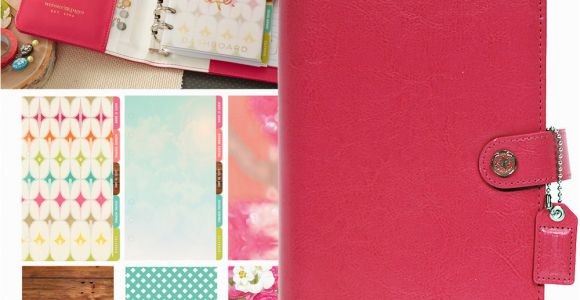 Webster S Pages Color Crush Personal Planner Kit Websters Pages Color Crush Dark Pink Personal Planner Kit