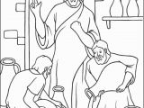 Wedding Feast at Cana Coloring Page Luminous Mysteries Rosary Coloring Pages the Catholic