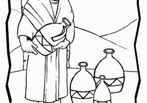 Wedding Feast at Cana Coloring Page Marriage at Cana Coloring Page